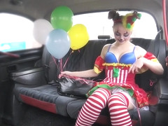Driver Fucks Cute Valentine Clown Lady Bug