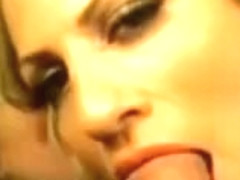 Sexy blonde gives a hot handy