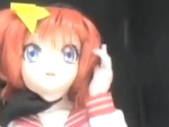 any types of transforming and unmask scene for japanese kigurumi porn girls