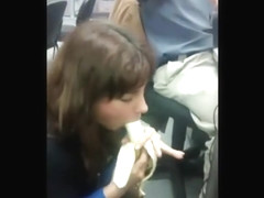 banana blowjob