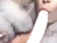 Smocking and sucking (nice eyes and boobs)