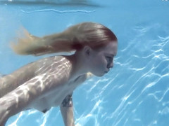 Finnish Blonde Tattooed Pornstar Mimi Underwater