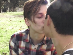 Latin 8teenBoy Nicholas Romero & smooth twink Devin Lewis flip fuck bareback