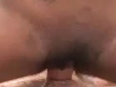 Tight ebony teen enjoys interracial anal fucking
