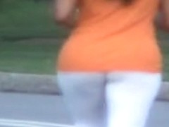 White Spandex Wedgie(Latina Ass Culo Booty)