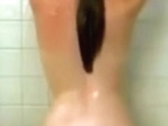 Hot Babe Showers Shaves And Dildo Fucks
