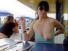 tits in public