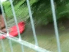 Dildofick auf der Baustelle