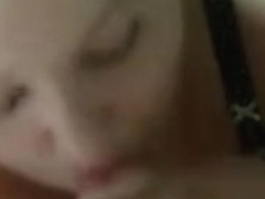 Delightsome corpulent hotty sucks and acquires massive sticky facial