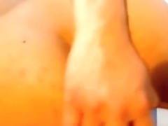 Amateur ass video with me masturbating with a sex toy