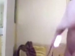 My busty sweetie exercises absolutely in nature's garb with a Wii