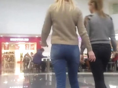 Two hot girls with sexy asses