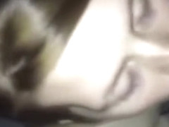 Girlfriend blows her and swallows his load