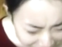 Very huge cumshot and facial asian girl