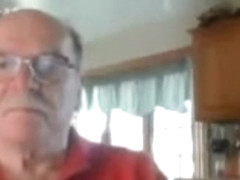 Wanking Grandpa Almost Gets Caught