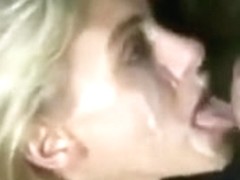 Slim golden-haired jizz flow compilation