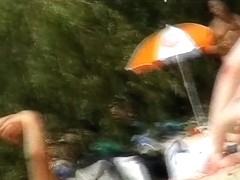 Horny Homemade clip with Nudism, Voyeur scenes