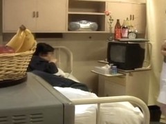 Naughty Japanese nurse drilled in hot medical fetish video