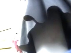 Real upskirt video of a teen ass