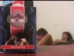 Pierced ebony has sex with white guy