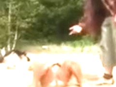 Nude Beach - Training Three college girl