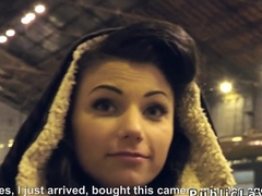 Natural busty babe pov banged