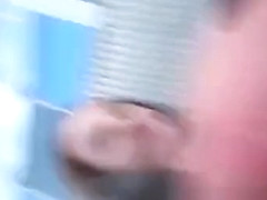 Euro amateur at blowjob party sucking on dick