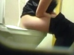 Blonde amateur teen toilet pussy ass hidden spy cam voyeur 6