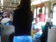 Greek Teens at train