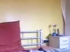 Samantha from the uk getting clothed on camera