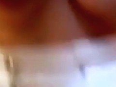 I cum on the face of busty girl