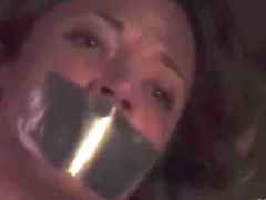 Sarah Roemer In Tape Gagged And Bound