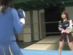 Japanese Cheerleader Boxing