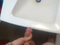 Pissing In My Friends Bathroom Sink