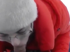 Girlfriend Sucking Dick In The Snow