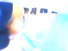 Taking the knot on my blue bad dragon