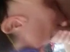 Chunky floozy gives a hawt oral stimulation