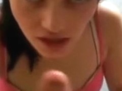 Captivating russian girlfriend outdoor oral-service..damn