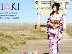 Chiaki In Beautiful Kimono Is The Best Cock Sucker - Avidolz