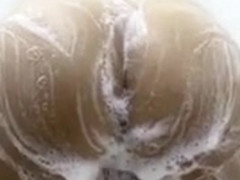 Small tits shower teen ready to suck