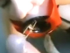 Mouthfucking my sub throug a valve