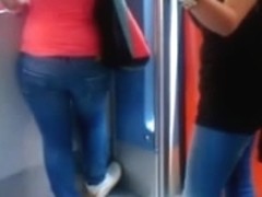 Sexy ass at train