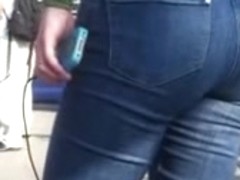 Denim video edit (Candid Teen Tight Ass Jeans)