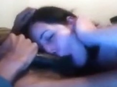 Exotic Homemade video with Brunette, Blowjob scenes
