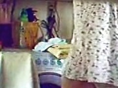 My wife after taking a bath