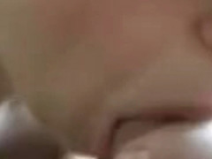 Russian sperm slurp with nas...