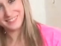 Cute slim college girl blonde suck and fuck