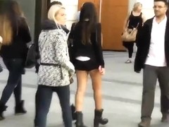 Fabulous butt, the shortest shorts ever seen!