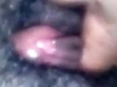 Finger fucking my swollen snatch