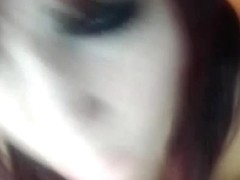 Redhead babe was penetrated and facialed